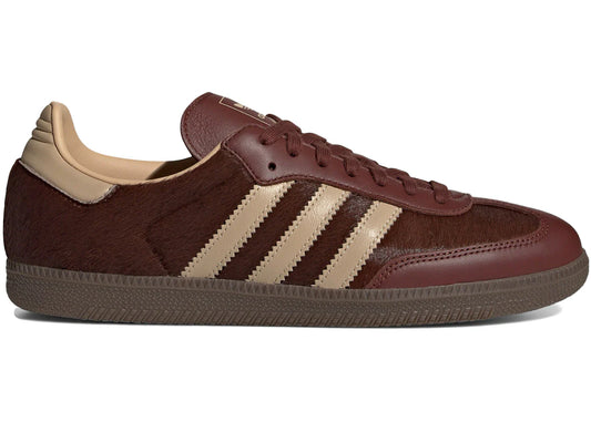 adidas Samba OG Fox Brown Sand Beige Pony