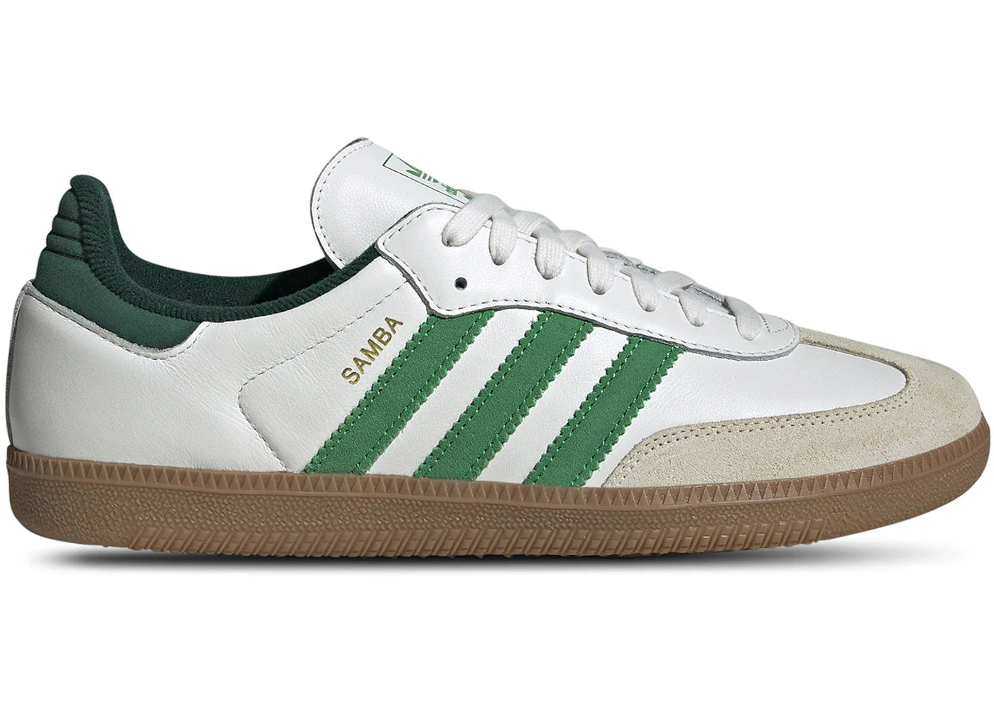 adidas Samba OG White Green Collegiate Green