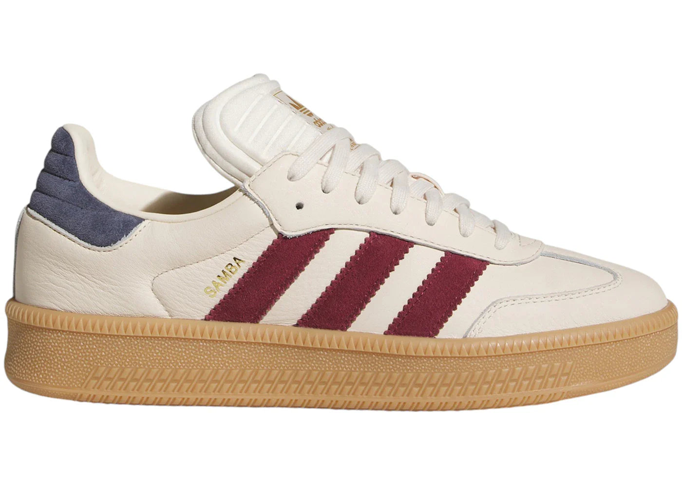 adidas Samba XLG Wonder White Shadow Red Gold Metallic