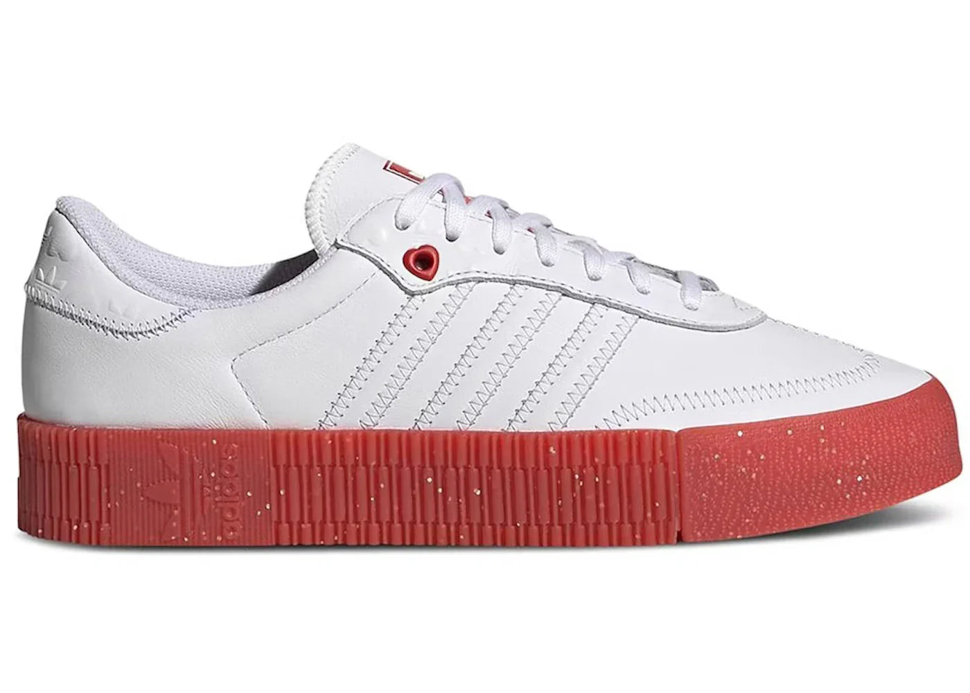 adidas Sambarose White Scarlet (Women's)