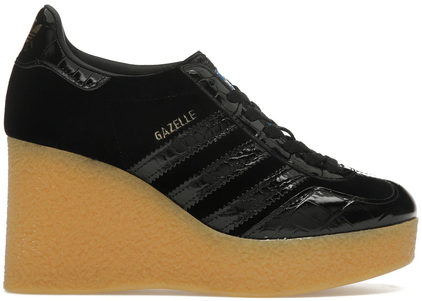 adidas x Gucci Gazelle Wedge Black Croc (Women's)