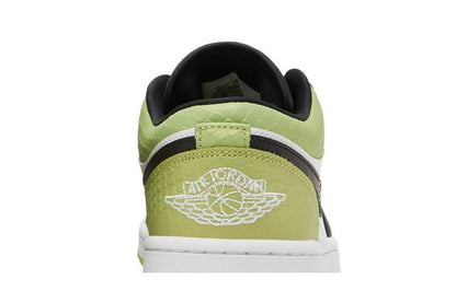 Jordan 1 Low Snakeskin Vivid Green (Women's)