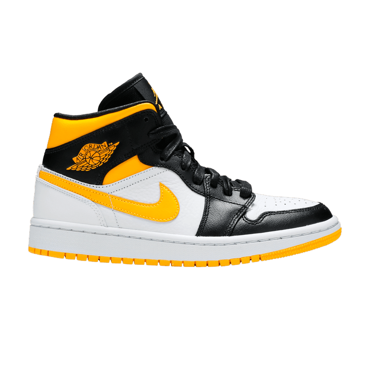 Jordan 1 Mid Laser Orange Black (Women's)