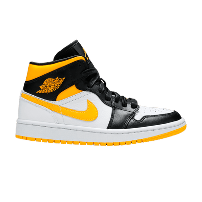 Jordan 1 Mid Laser Orange Black (Women's)