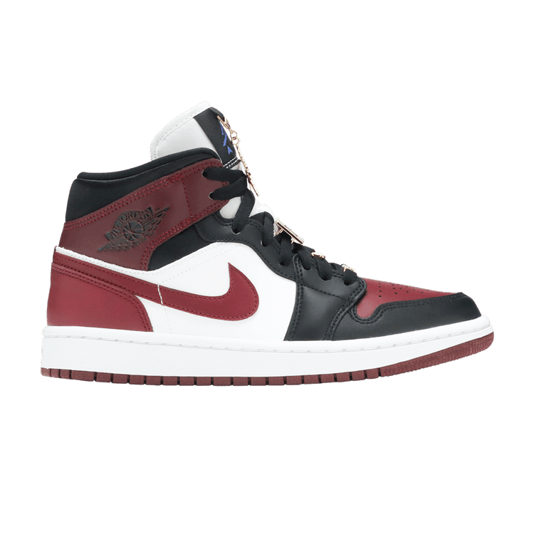 Jordan 1 Mid SE Black Dark Beetroot (Women's)