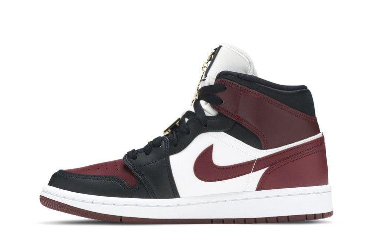 Jordan 1 Mid SE Black Dark Beetroot (Women's)