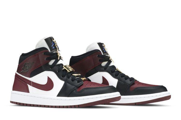 Jordan 1 Mid SE Black Dark Beetroot (Women's)