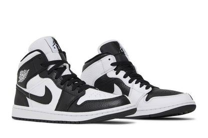 Jordan 1 Mid Split Black White (Women's)