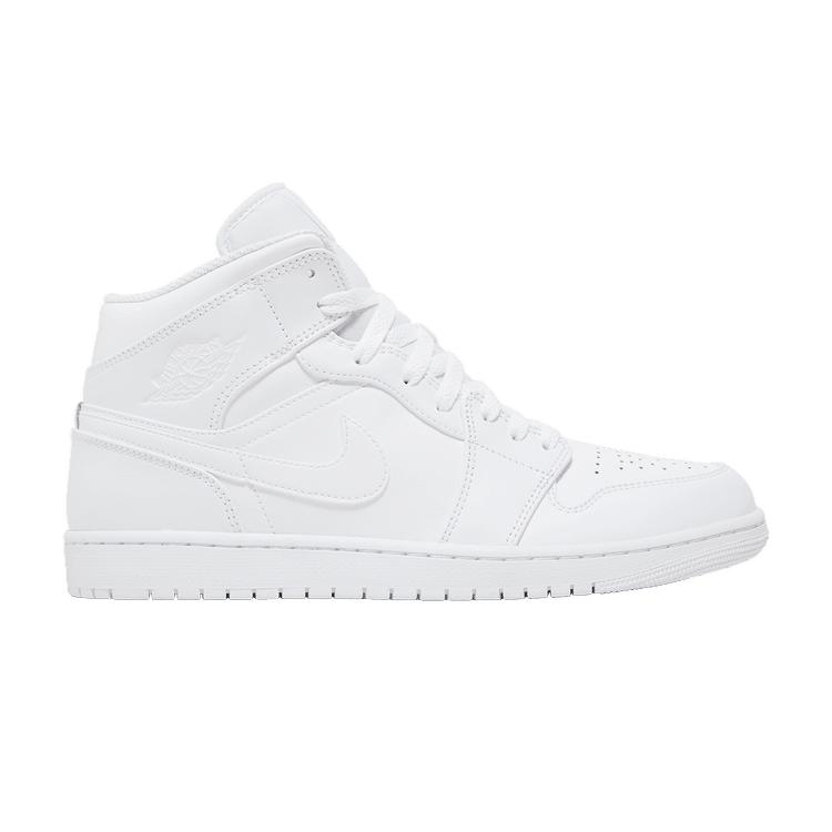 Jordan 1 Mid Triple White (2022/2023)