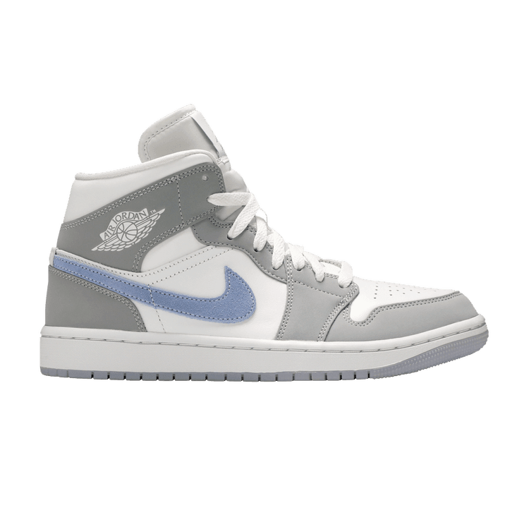 Jordan 1 Mid Wolf Grey Aluminum (Women's)