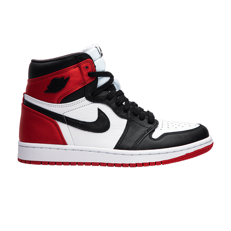 Jordan 1 Retro High Satin Black Toe (Women's)