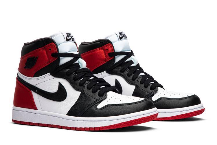 Jordan 1 Retro High Satin Black Toe (Women's)