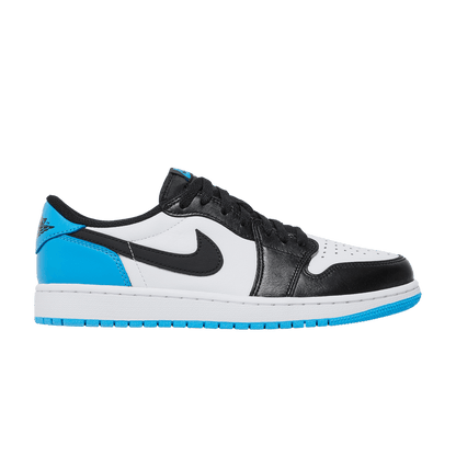 Jordan 1 Retro Low OG Black Dark Powder Blue